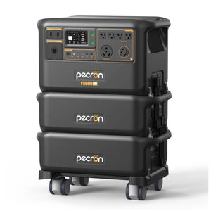 PECRON F5000 LFP Portable Power Station | 5,120Wh | 7,200W | Dual MPPT | 120V/240V Output | 5-Year Warranty