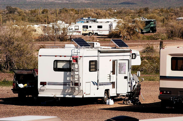 portable solar system for a camping