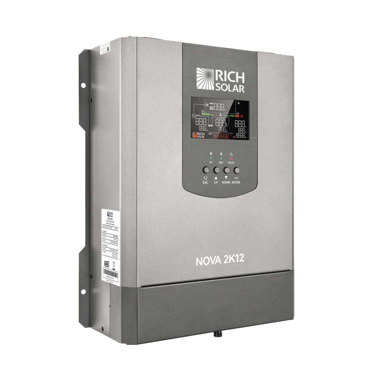 RICH SOLAR NOVA SWITCH 12V 2000W Pure Sine Wave Inverter