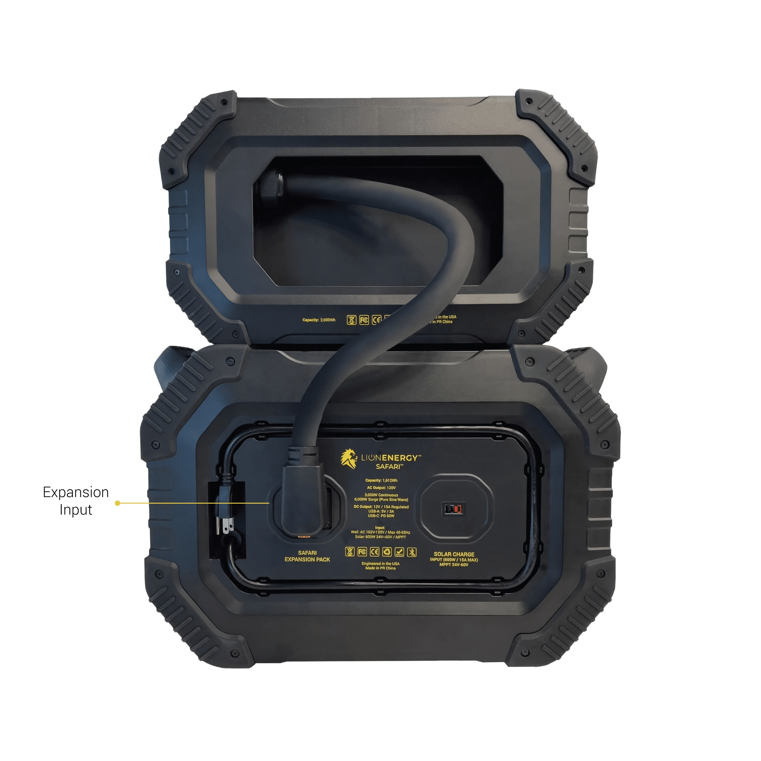 Lion Energy Safari 2,688wH Expansion Battery Pack (XP) | Safari Portable Solar Power Battery Pack - ShopSolar.com