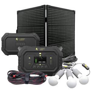 Lion Energy Safari XP Portable Power Station Bundle | Solar Generator Kit + Panels + EMP Bag - ShopSolar.com
