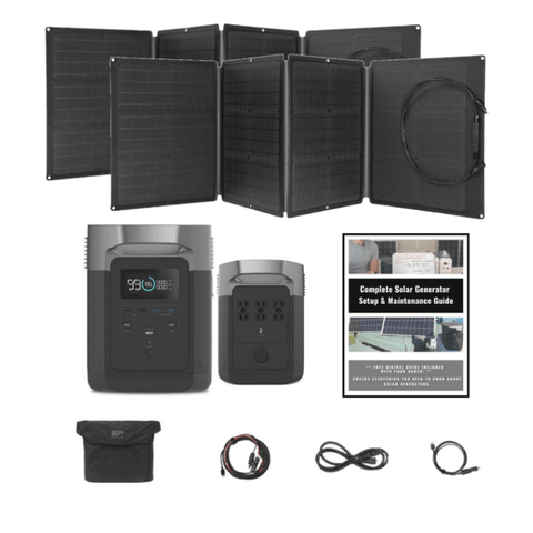 set up a portable solar system