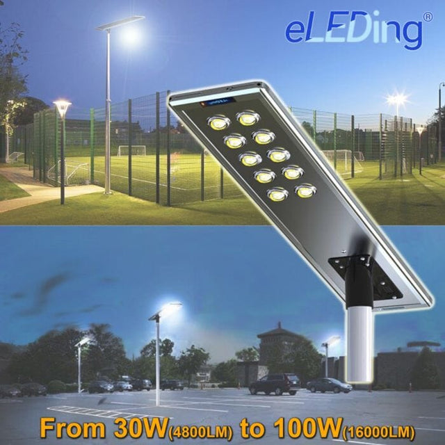 Advanced Solar Hybrid Microgrid LED Street Light - ShopSolar.com