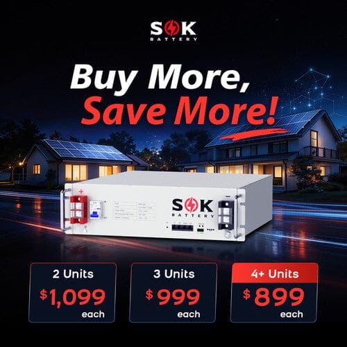 SOK SK48V100N 48V 100Ah Server Rack Battery