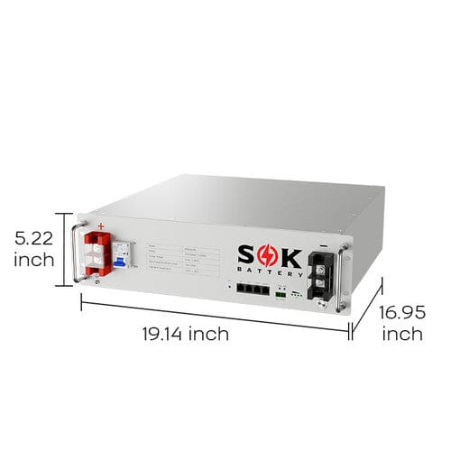 SOK SK48V100N 48V 100Ah Server Rack Battery