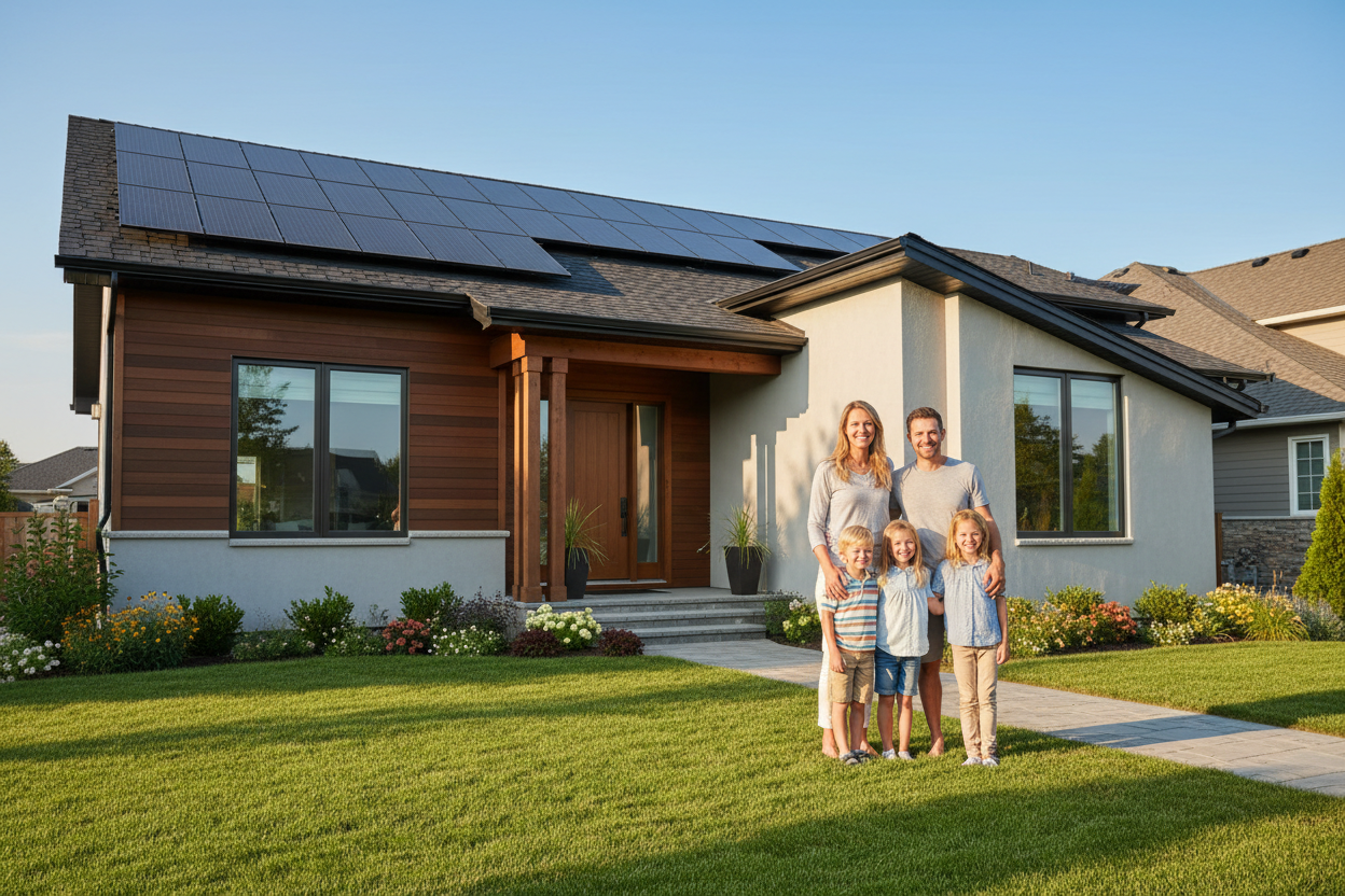 Solar panel installation