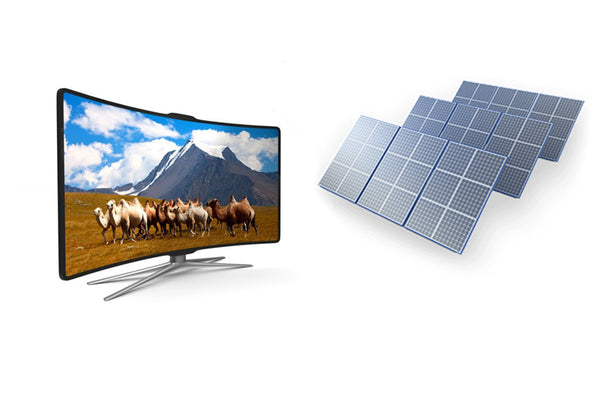 solar panel for lights and tv
