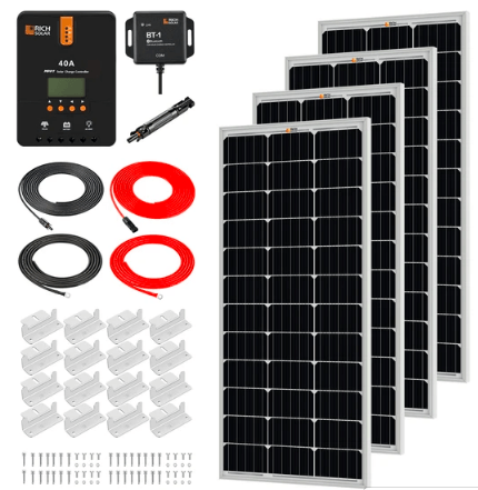 solar panels during power outage