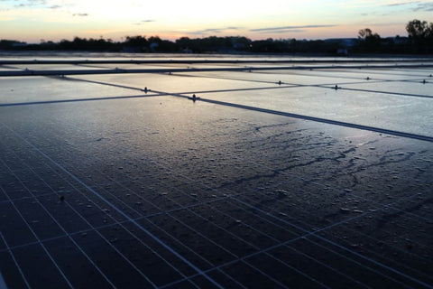 solar panels vs water