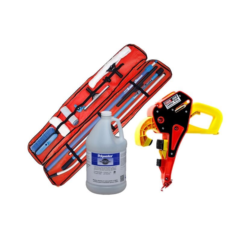 Cleaning Kit / Gutter Clamp / 1 Gallon of Panel Cleaner