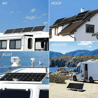 BougeRV 41 in Adjustable Solar Panel Tilt Mount Brackets - ShopSolar.com