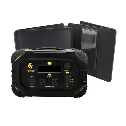 Lion Energy Summit 665Wh / 530W Bluetooth Portable Generator Kit + Choose Your Custom Bundle | Solar Generator Kit - ShopSolar.com