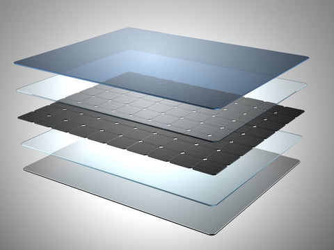 what are the benefits of glass in a solar panel