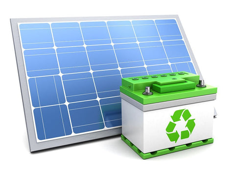 what batteries to use with solar panels