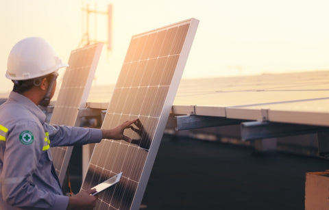 what energy conversion is occurring in a solar panel