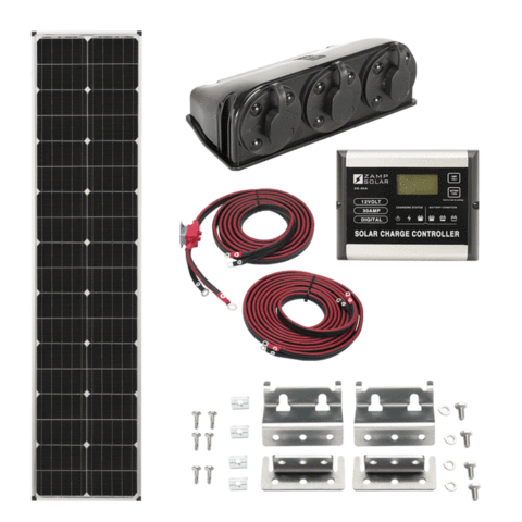 what gauge wire for 100 watt solar panel