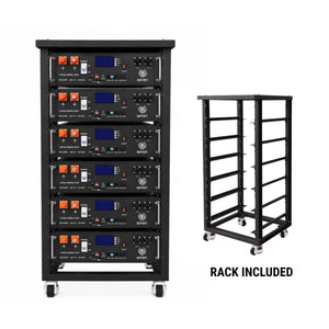 Wiren U5 48V 100Ah / 5.12kWh Server Rack Battery | U5 | 10-Year Warranty