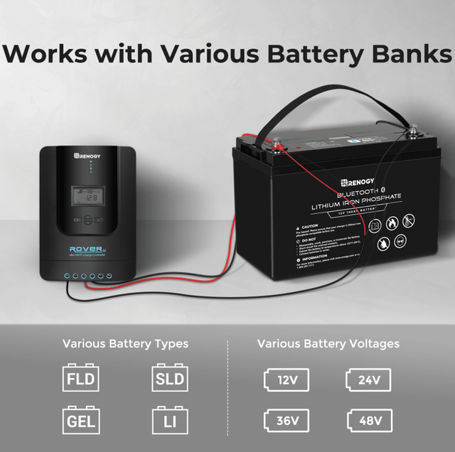 Renogy Battery Voltage Sensor with Battery Ring Terminals - ShopSolar.com