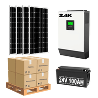 Complete Off-Grid Solar Kit - 3,000W 120V/24VDC [5.12-7.2kWh Battery Bank] + 4 x 200W Solar Panels | Off-Grid, Mobile, Backup [RPK-PLUS] - ShopSolar.com