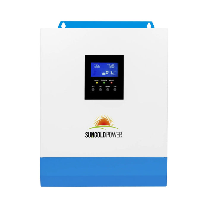 SunGold Power 3,000W 24V Solar Inverter Charger | 120V Output & Input - ShopSolar.com