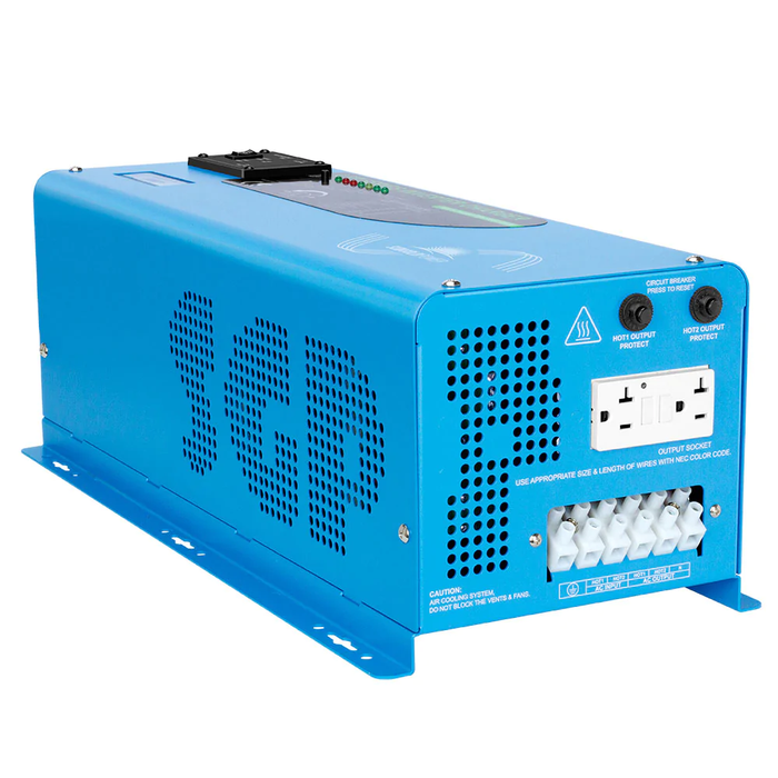 SunGold Power 4000W DC 24V Pure Sine Wave Inverter with Charger - ShopSolar.com