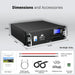 SunGold Power 48V 100AH Server Rack Lifepo4 Lithium Battery - ShopSolar.com