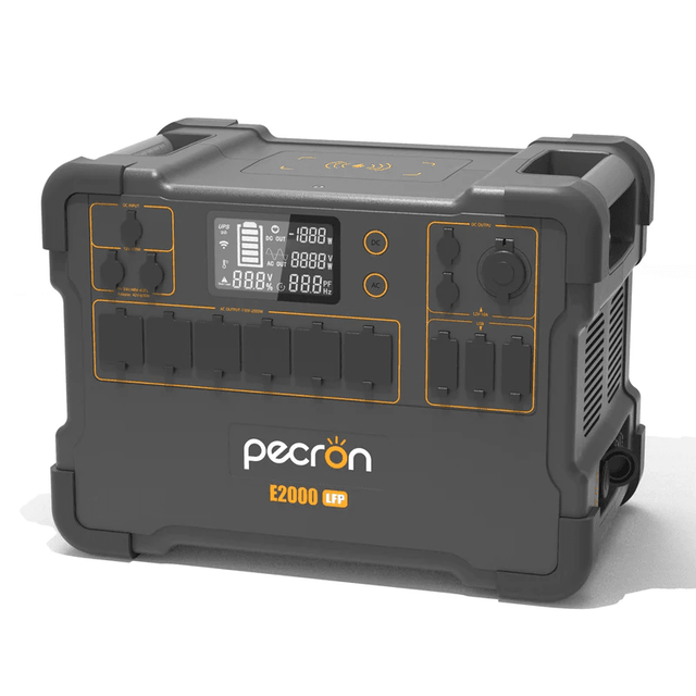 Pecron E2000LFP [Expandable] 2000W / 1,920Wh Portable Power Station + Choose Your Custom Bundle | Complete Solar Generator Kit| Up to 8064Wh Capacity - ShopSolar.com