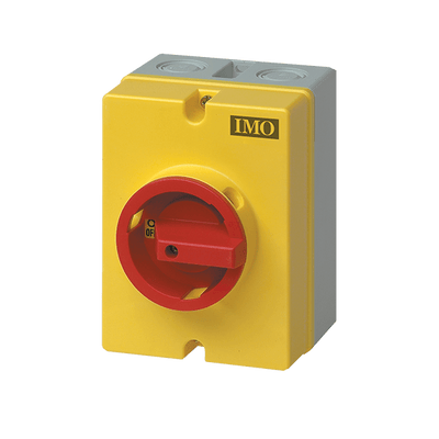 IMO Isolator 3 Pole, 63A Enclosed, IP66 (SKU Part Number PE69-3032) - ShopSolar.com