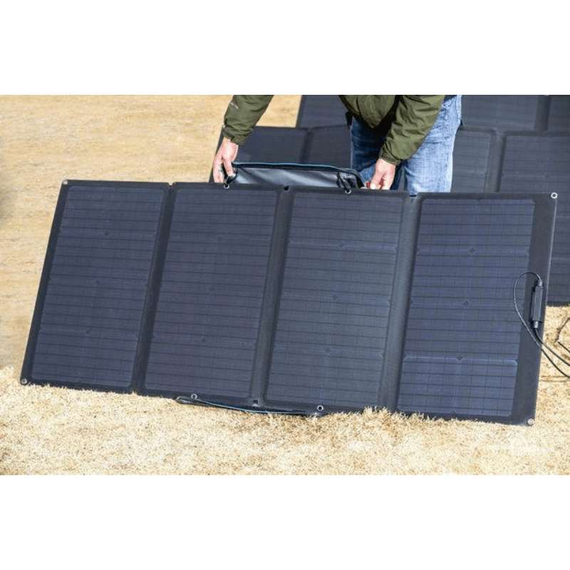 EcoFlow 160 Watt Folding / Flexible Monocrystalline Solar Panel | High Efficiency, 12V Portable Solar Panel - ShopSolar.com