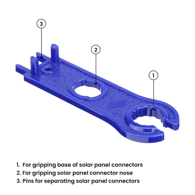 1 Pair Solar Connector Tool Assembly Spanners | Quick Disconnect For Solar Panel Cables & Connectors - ShopSolar.com