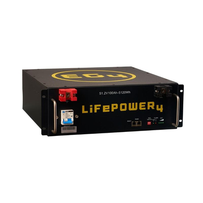 1 x EG4 [LifePower4] 48V 100AH Lithium Battery | 5.12kWh Server Rack Battery | UL Listed | 5-Year Warranty - ShopSolar.com