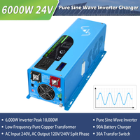 SunGold Power 6000 Watt 24V Split Phase 120/240 Pure Sine Wave Inverter Charger | Solar Power Inverter Charger - ShopSolar.com