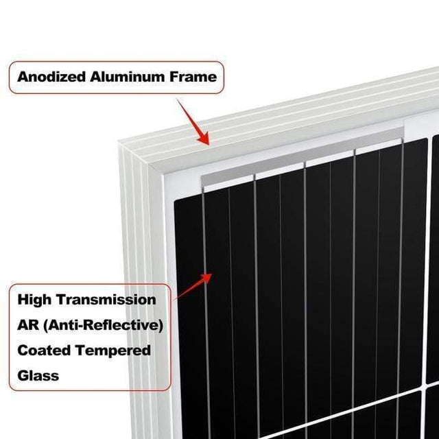 200 Watt Solar Panel | High Efficiency 12V Monocrystalline SSK200-12V NPA