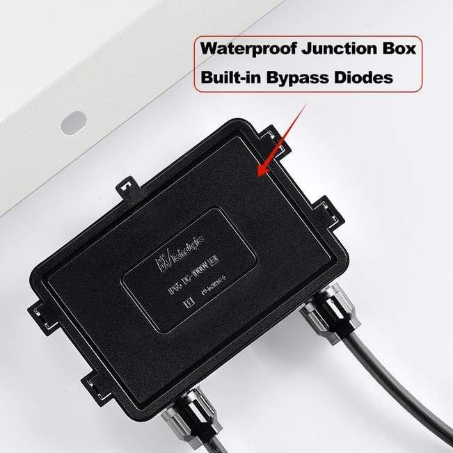 Waterproof Junction Box with built-in bypass diodes