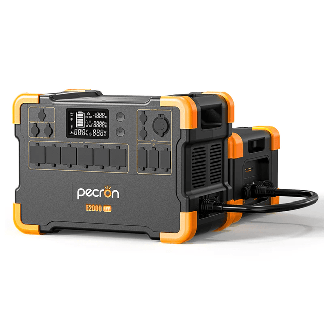 Pecron E2000LFP [Expandable] 2000W / 1,920Wh Portable Power Station + Choose Your Custom Bundle | Complete Solar Generator Kit| Up to 8064Wh Capacity - ShopSolar.com