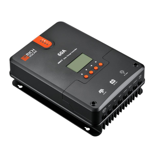 Rich Solar 60 Amp MPPT Solar Charge Controller | Works for 12V/24V/36V/48V Solar Systems - ShopSolar.com