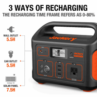 Jackery Explorer 500 | 518Wh / 500W Portable Power Station + Choose Your Custom Bundle | Complete Solar Kit - ShopSolar.com