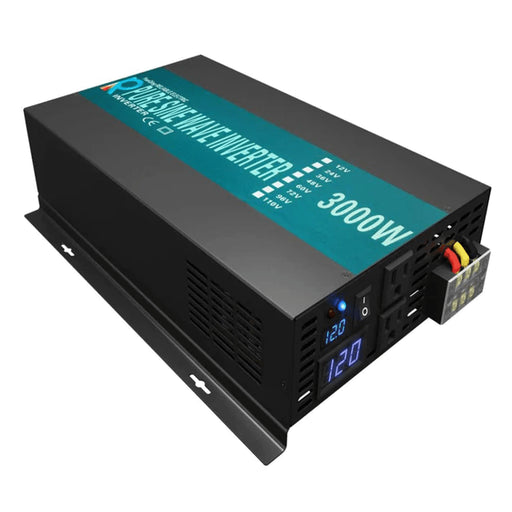 WZRELB 3000 Watt Power Inverter 24V to 120V Pure Sine Wave Inverter - ShopSolar.com