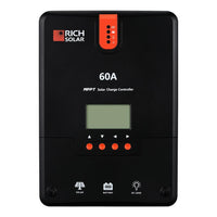 Rich Solar 60 Amp MPPT Solar Charge Controller | Works for 12V/24V/36V/48V Solar Systems