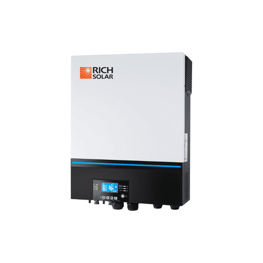 RICH LV6548 Hybrid Solar Inverter UL Listed 120V (Battery Optional) | 6,500W Continuous / 240V w/ two or more units - ShopSolarKits.com