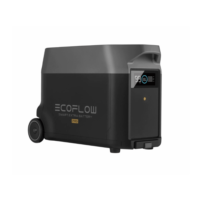 EcoFlow DELTA PRO [Smart Expansion Battery] | 3,600wH Capacity | Double Your Storage | 6,000 Lifecycles | 5-Year Warranty - ShopSolar.com