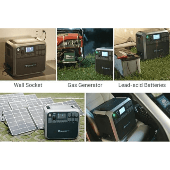 Bluetti AC200P Portable Solar Generator 2,000wH / 2,000W Output | 700W PV Input & 4,800W Surge - ShopSolarKits.com