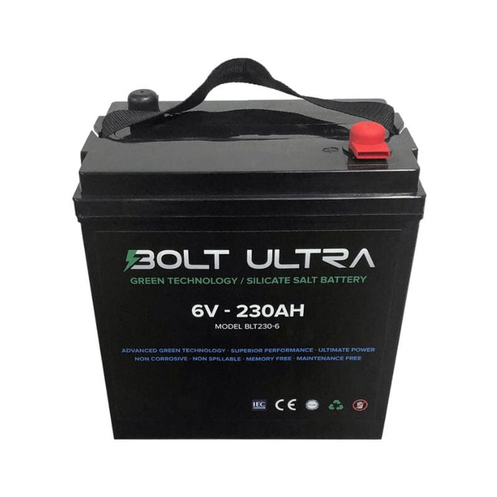 Bolt Ultra 230Ah 6V Advanced Silicate-Salt Battery | Deep Cycle Solar Battery - ShopSolarKits.com