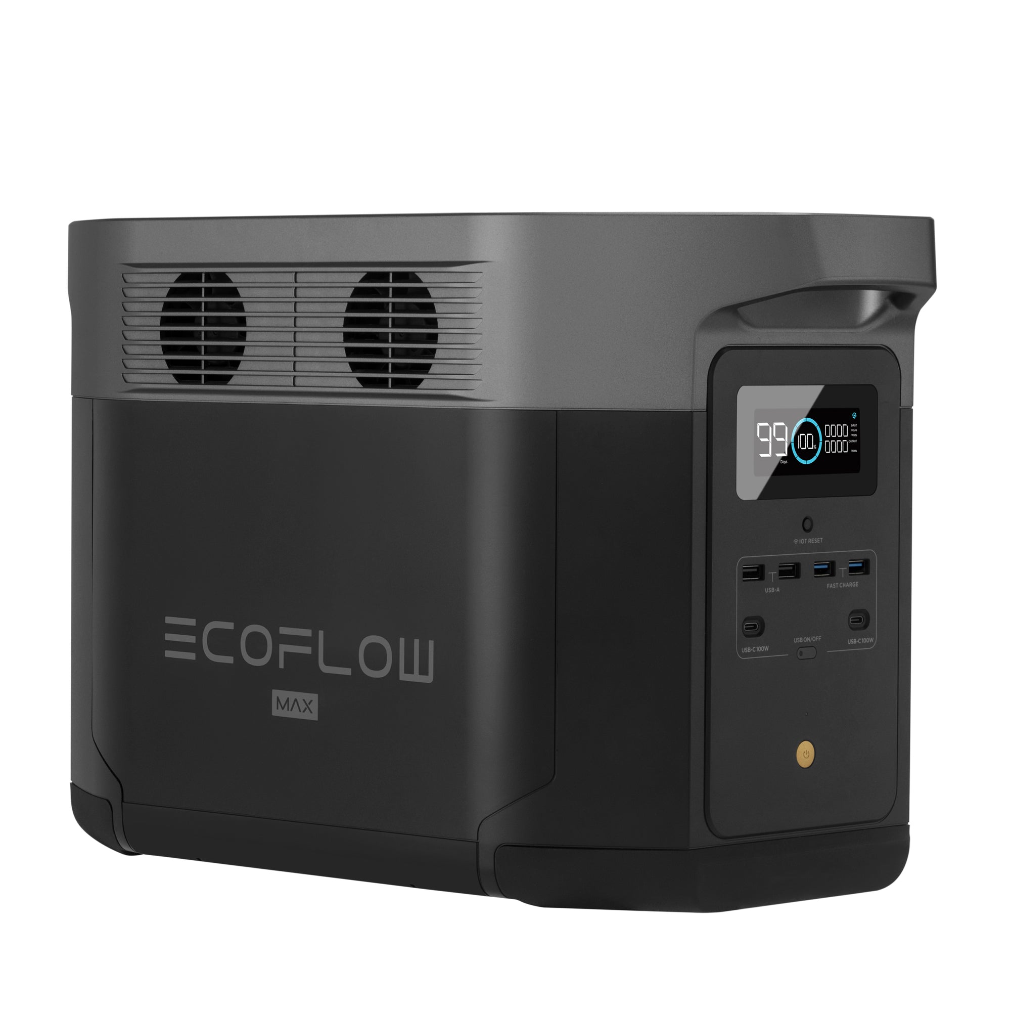 EcoFlow  600 Max ポータブル電源 EcoFlow DELTA [MAX] 1,600 Portable Power Station | 1,600wH / 2,000