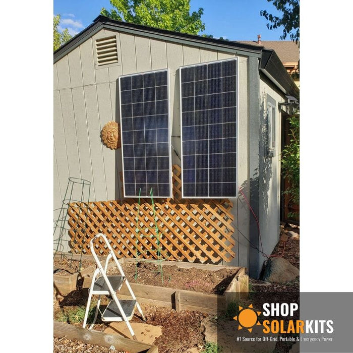 Complete DIY Solar Panel Kit - 2,000W Pure Sine Inverter 12VDC [12V Battery Bank] + 4 x 200W Solar Panels | Off-Grid, Mobile, Backup [DIY-MAX] - ShopSolar.com