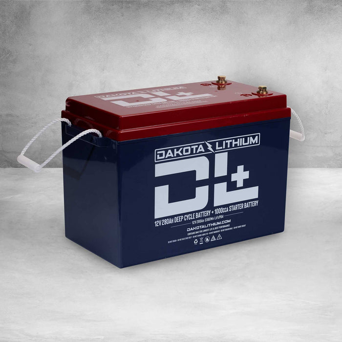 Dakota Lithium Plus 12V 280Ah | LiFePo4 Deep Cycle Battery | Lithium Solar Battery - ShopSolar.com