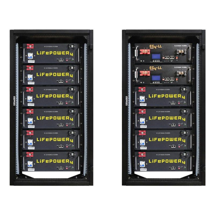 Eg4 Rack Bus EG4 6 Slot Enclosed Battery Rack - ShopSolar.com