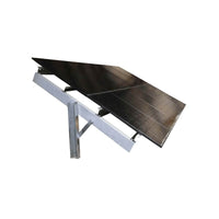 Ground Mount Solar Rack for 12 / 18 / 24 / 36 or 48 Solar Panels | Made In USA! Engineered / Galvanized Steel | Fixed or Seasonal Tilt Adjust | Poly U-Guard Wire Management Set Included - ShopSolar.com