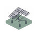 Tamarack Solar 90057 Ground Mount 3 Module First Column Kit for use with 3.1inch Rail - ShopSolar.com