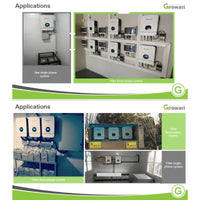 Growatt 6,000W 48V 120/240V Split Phase Output | 9,000W MPPT Solar Charge Controllers | 6,000W Split Phase 120V/240V Output | 2 Units - ShopSolar.com